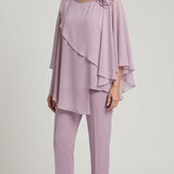 casacca con fiore e pantalone SH624CP CIPOLLA SHARON 