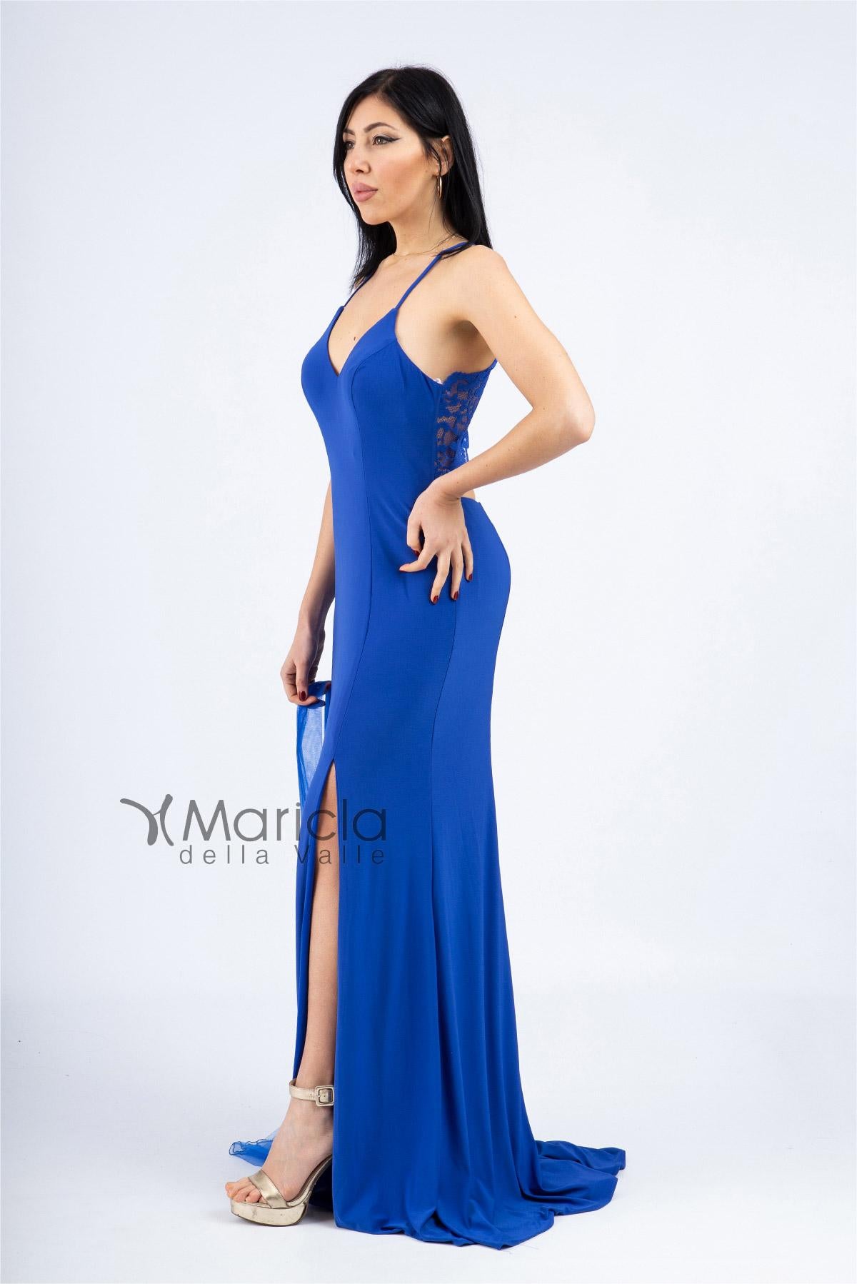 Abito lungo con pizzo JC34346 ROYAL MARICLA ELEGANCE 