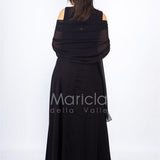 lungo bicol. PF608 NERO PAOLA FORTI 