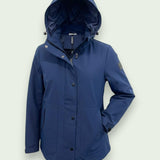 Giacca Tecnica con Cappuccio  Stile Urban & Outdoor CF22192 BLU CARLA FERRONI 