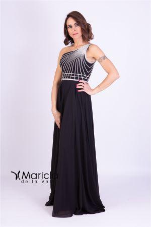 monosp.strass BB27533 NERO MARICLA ELEGANCE 