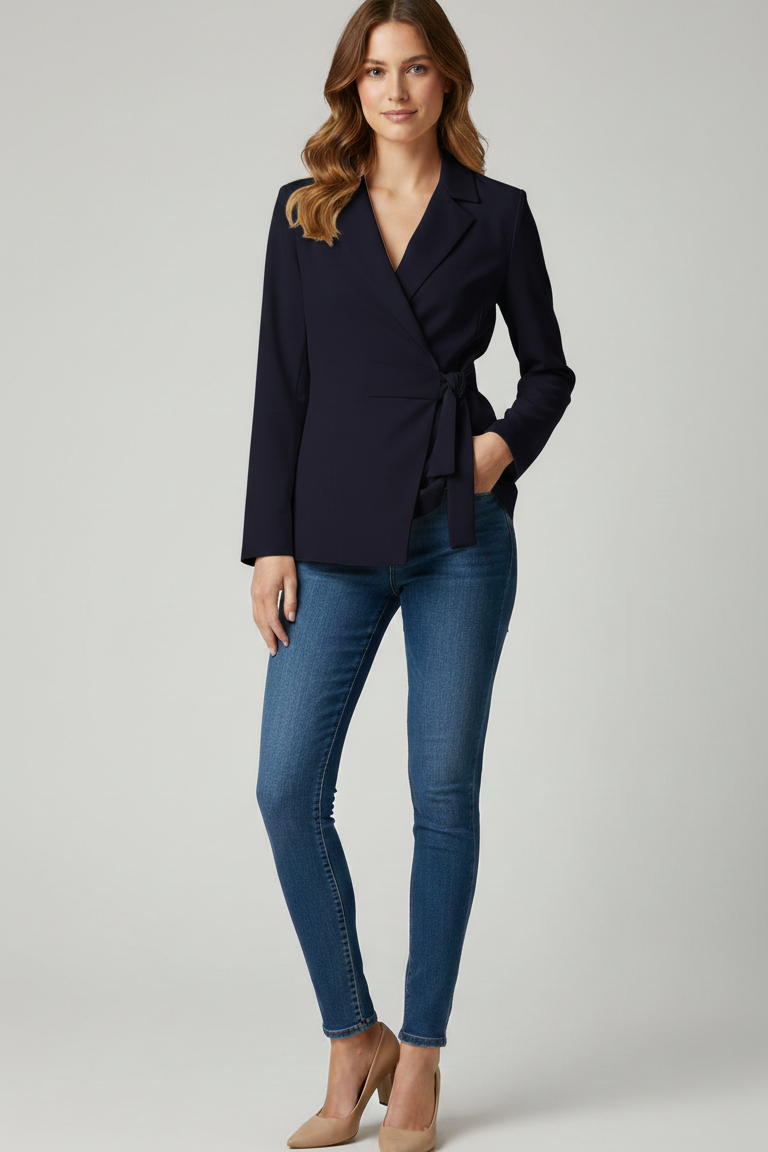 Giacca Kimono a Portafoglio GR1924 BLU MARICLA 