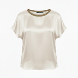 casacca mezza manica lurex ROMI2638 CREMA MARICLA 