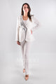 tailleur ricamo strass