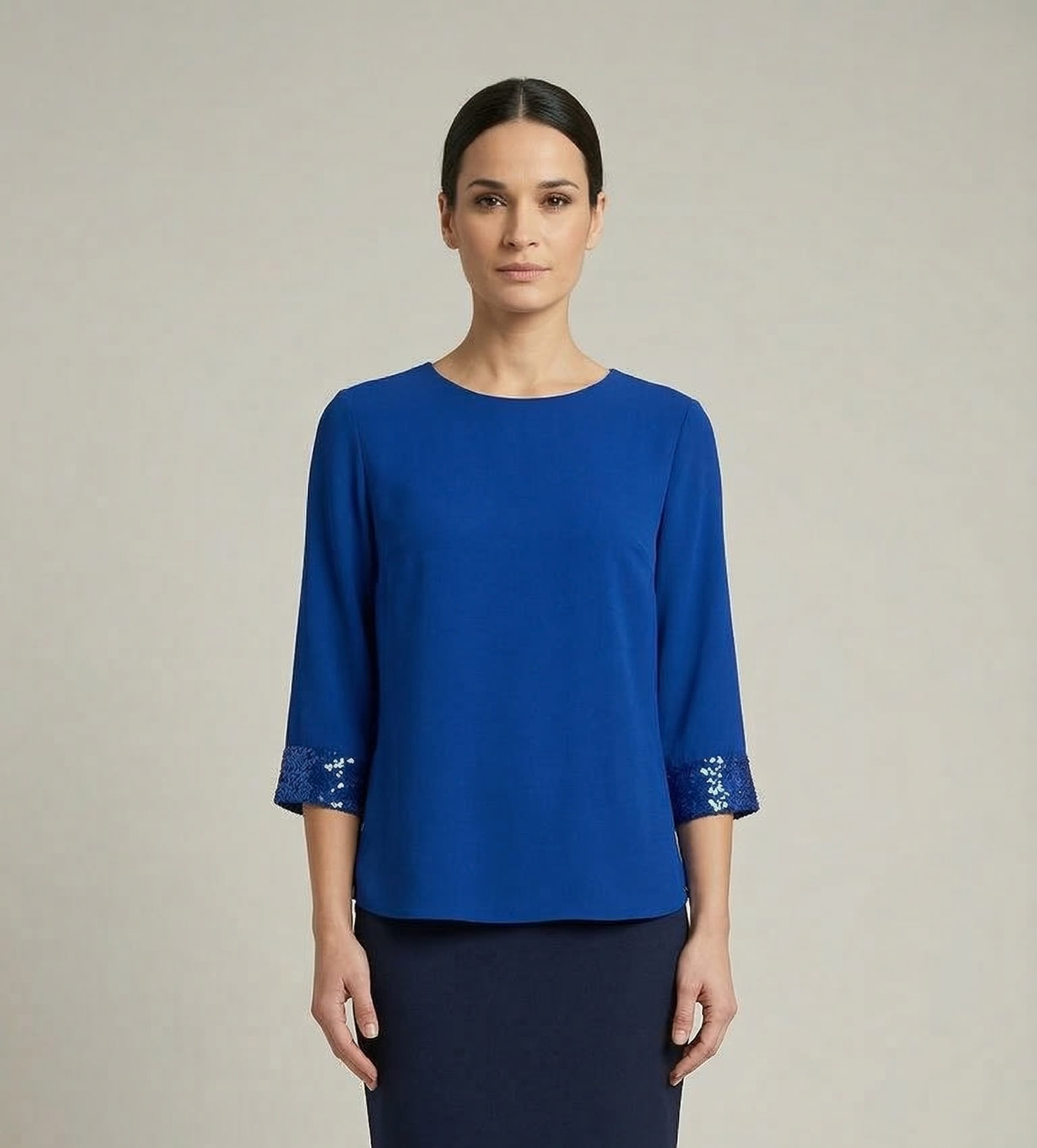 Blusa Elegante con Polsini in Paillettes FFSUSY ROYAL MARICLA 