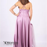 con spacco later, VI3617 GLICINE MARICLA ELEGANCE 