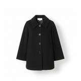 Giaccone in crepe FFLAMILIA NERO MARICLA 