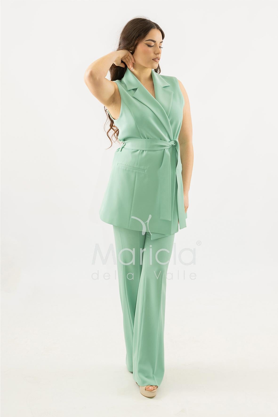 completo gilet e pantalone PF509CP MENTA SHARON 
