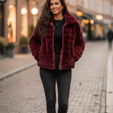 giaccone medio reversibile AZ6825G BORDO MARICLA 