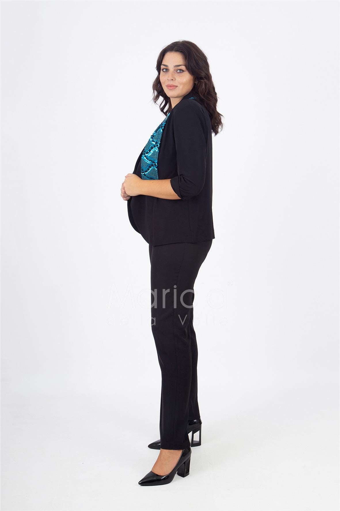 tailleur 4 pezzi GILDA NERO/OTTANIO JANE 