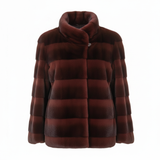 giaccone ecopelliccia a fasce NADA BORDO MARICLA 