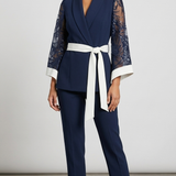 completo kimono PF627 BLU PAOLA FORTI 