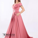 ampio con cintura VI3008 MALVA MARICLA ELEGANCE 