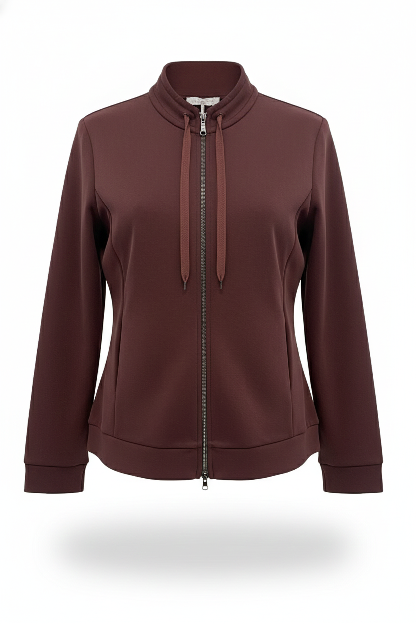 giacca modal zip CS147652 AMARONE MARICLA 