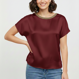 casacca mezza manica lurex ROMI2638 AMARONE MARICLA 