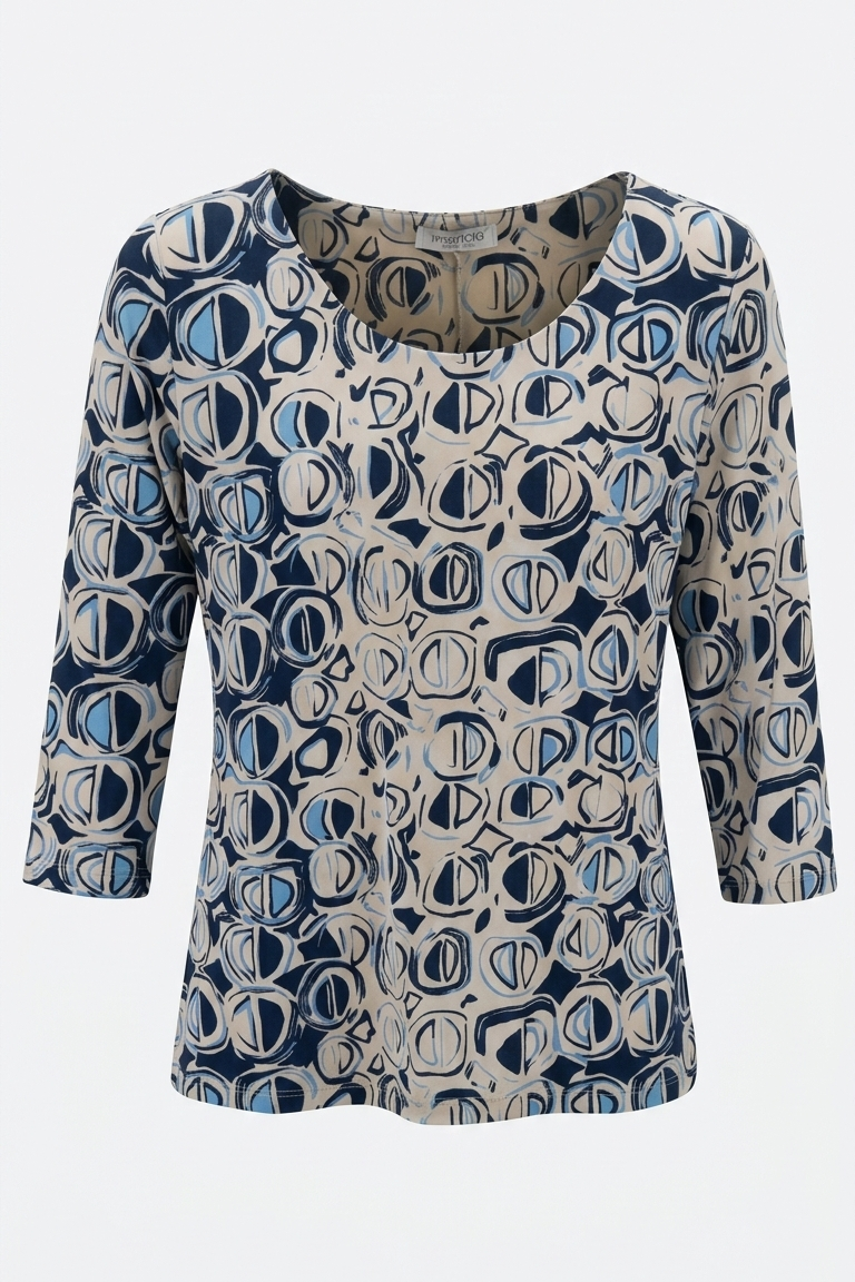 maglia fantasia GR1916 BLU MARICLA 