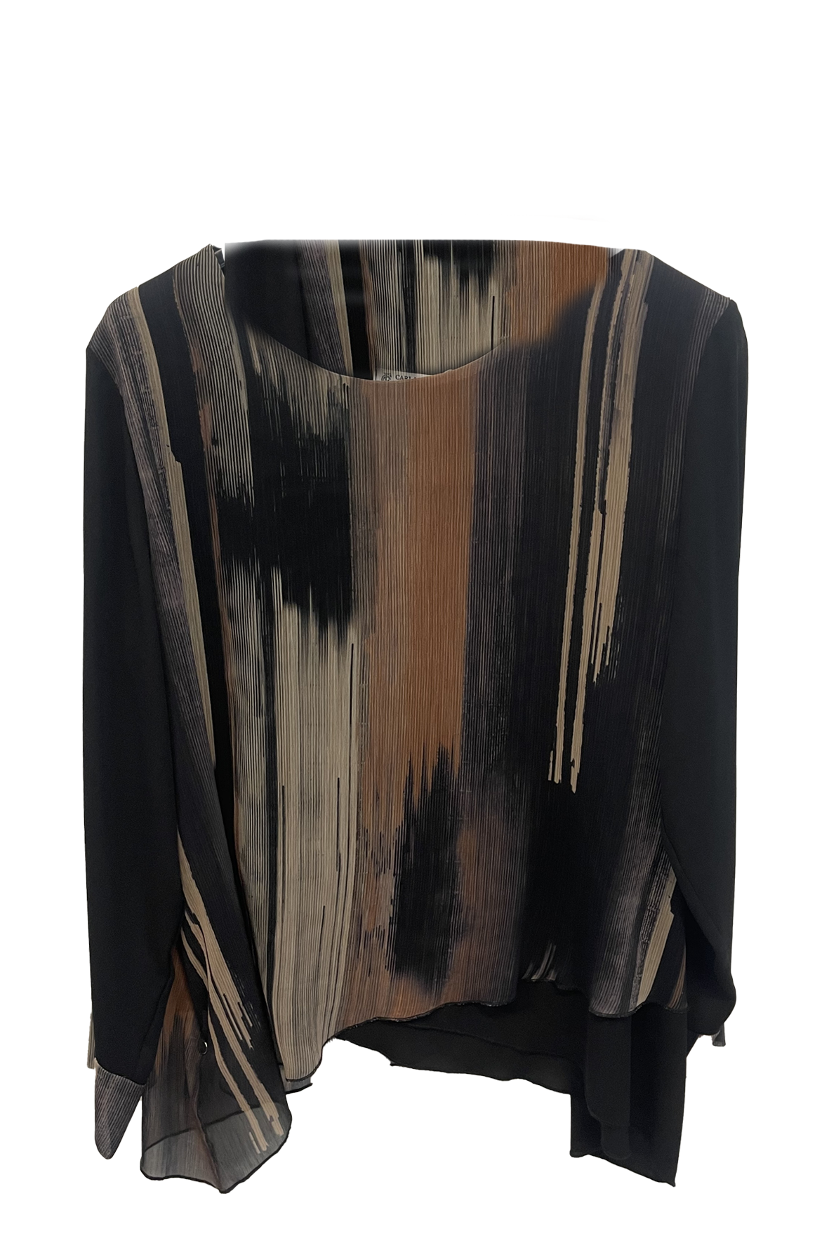 casacca fantasia CF50004 NERO CARLA FERRONI 