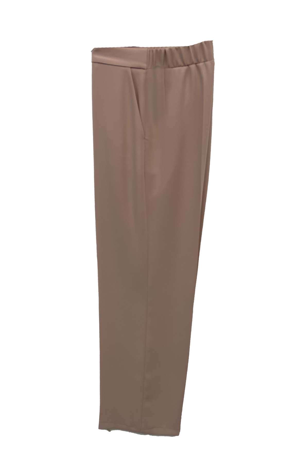 pantalone palazzo in cady EC02710 ROSA MARICLA 