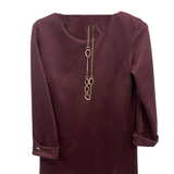 abito scamosciato DB10724 AMARONE MARICLA 