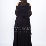 lungo bicol. PF608 NERO PAOLA FORTI 