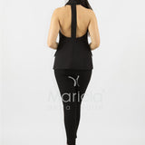 Completo gilet smoking con pantalone SH707CP NERO SHARON 