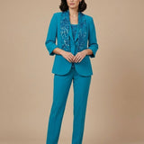 Completo 4 pezzi GILDACONF PETROLIO JANE 