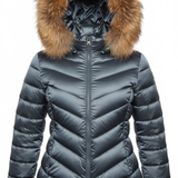 Giaccone piumino con cappuccio LIN3456 INDACO LINDAS 