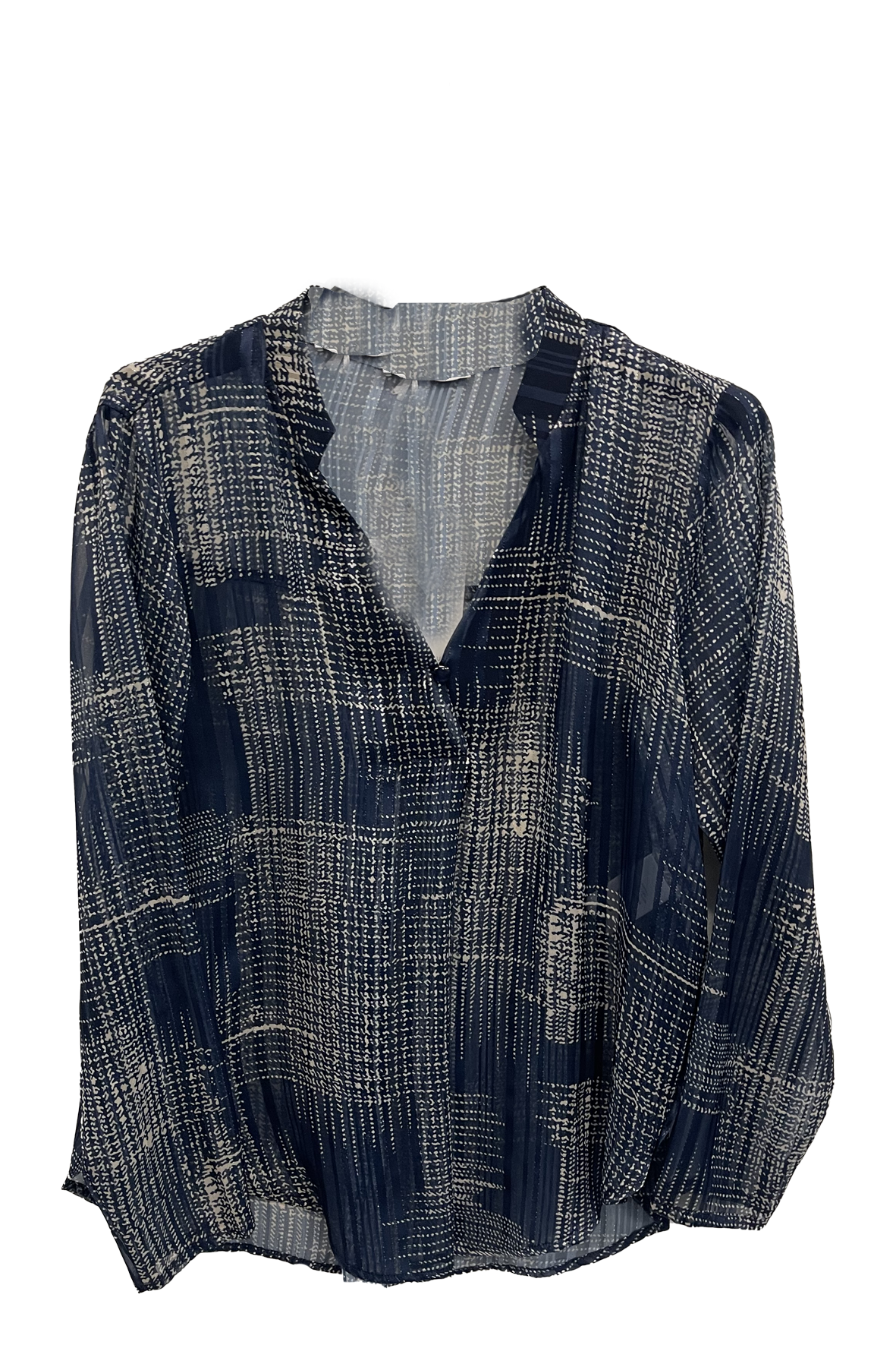 camicia blusa fantasia CS148153 BLU MARICLA 