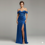 abito con trasparenza e spacco HC5226 ROYAL MARICLA ELEGANCE 