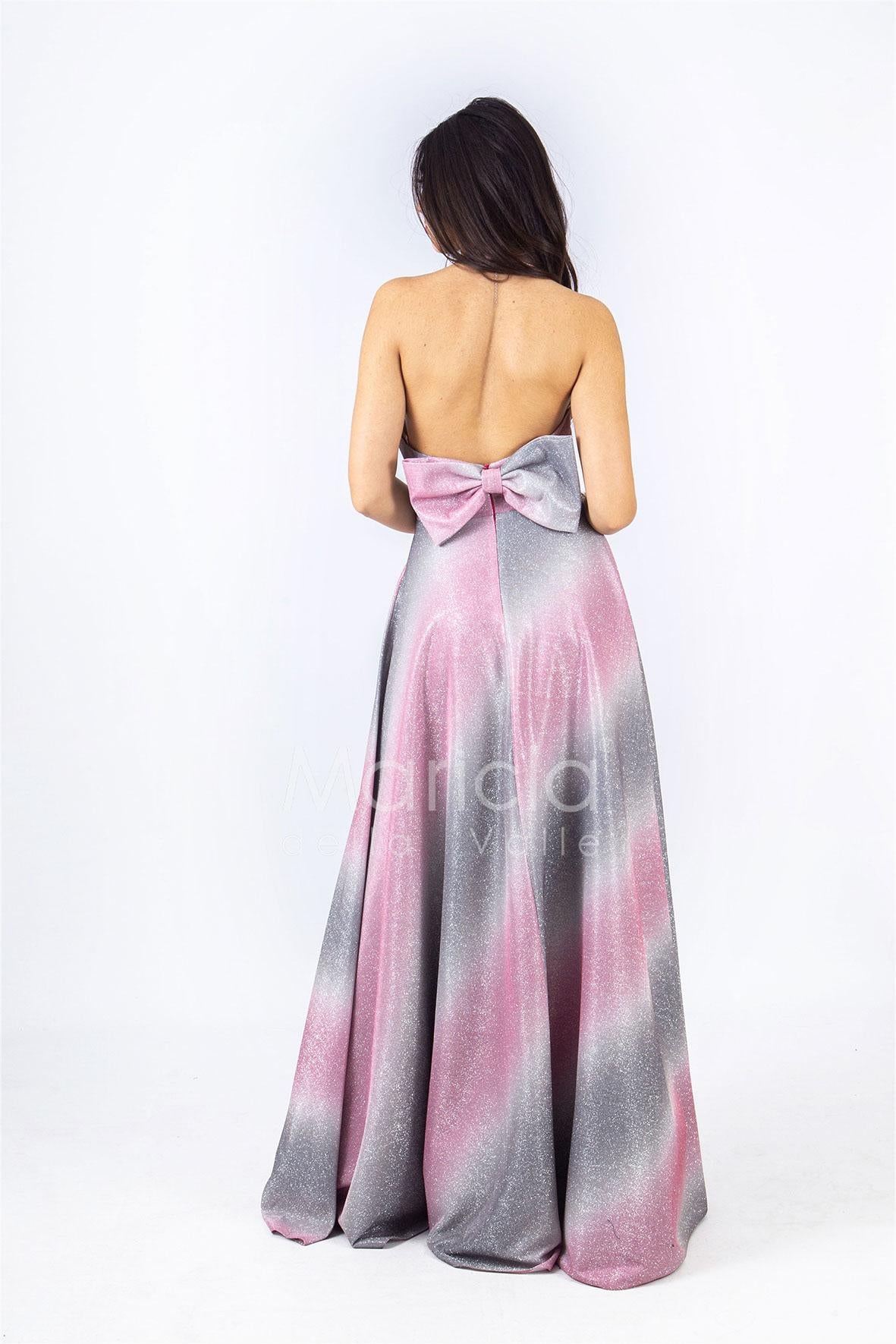lungo sfumato glitter. SH107 ROSA SHARON 