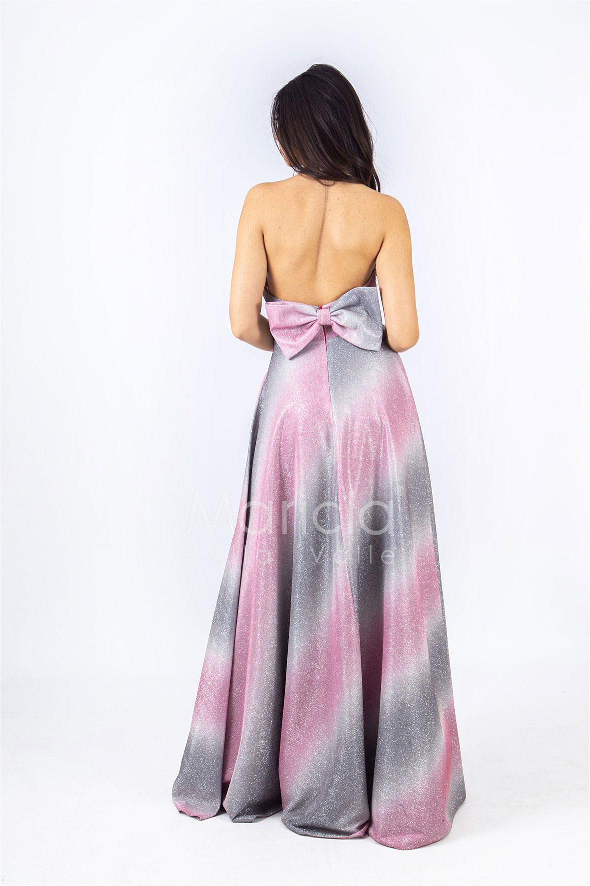 lungo sfumato glitter. SH107 ROSA SHARON 