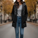 giaccone trapunta e spalmato ALBERA NERO MARICLA 