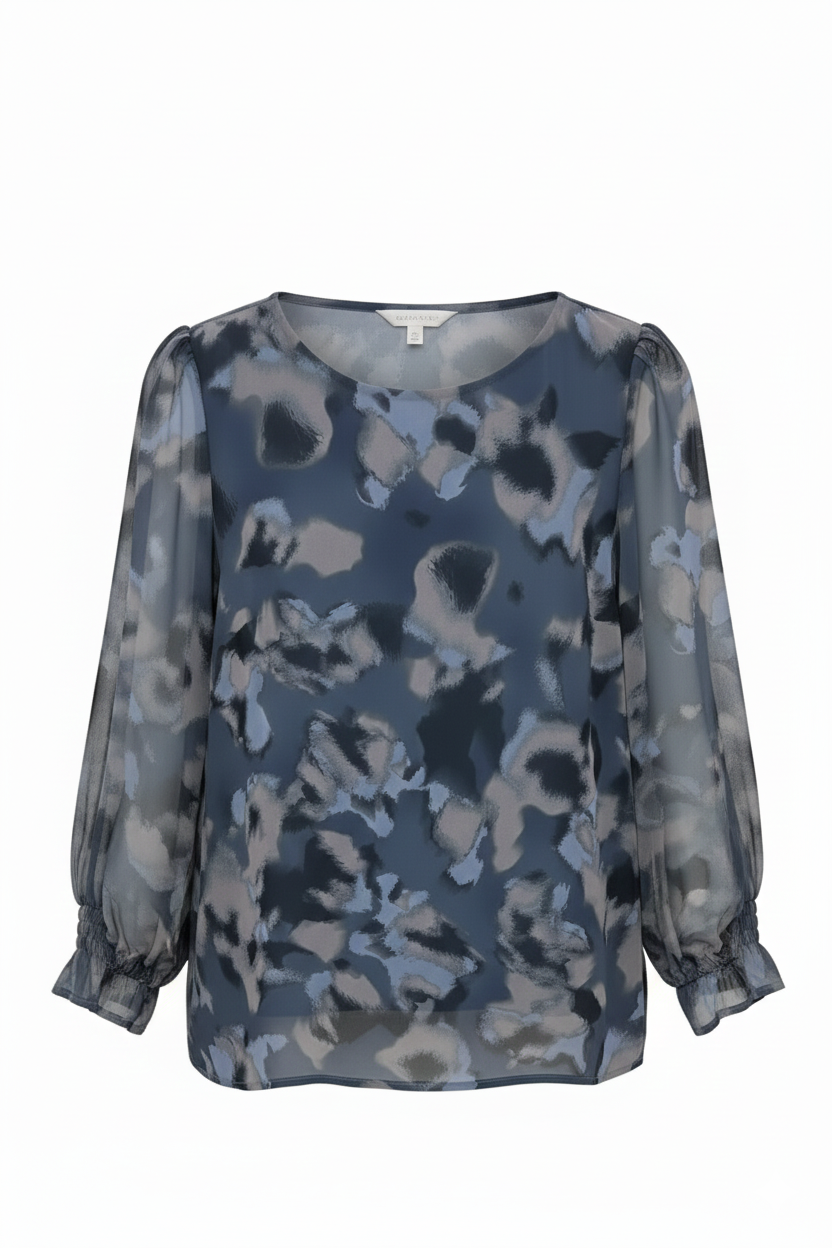 casacca fantasia GR1405 INDACO MARICLA 