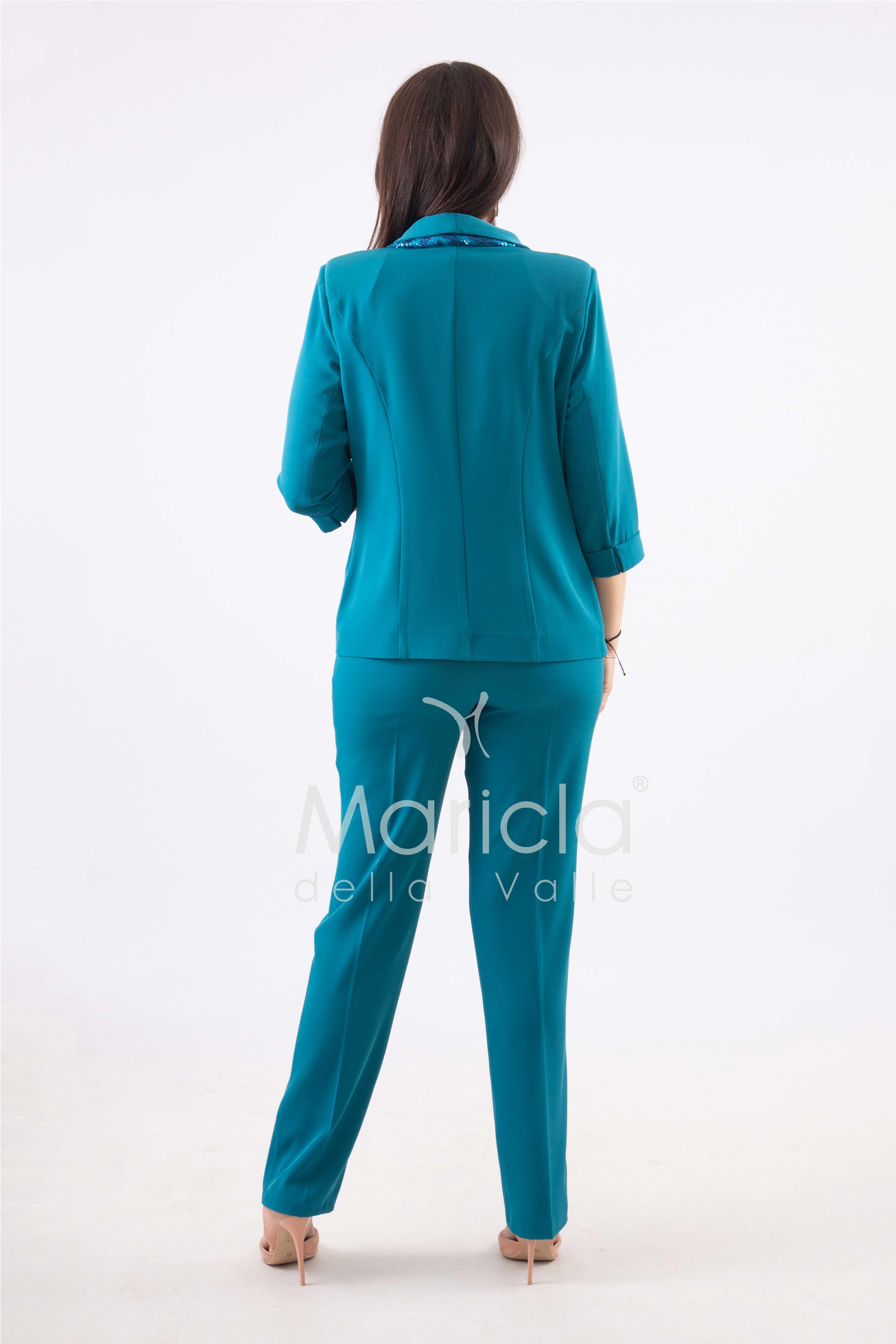 tailleur 4 pezzi GILDA PETROLIO JANE 