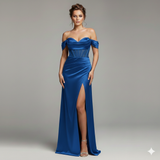 abito con trasparenza e spacco HC5226 ROYAL MARICLA ELEGANCE 