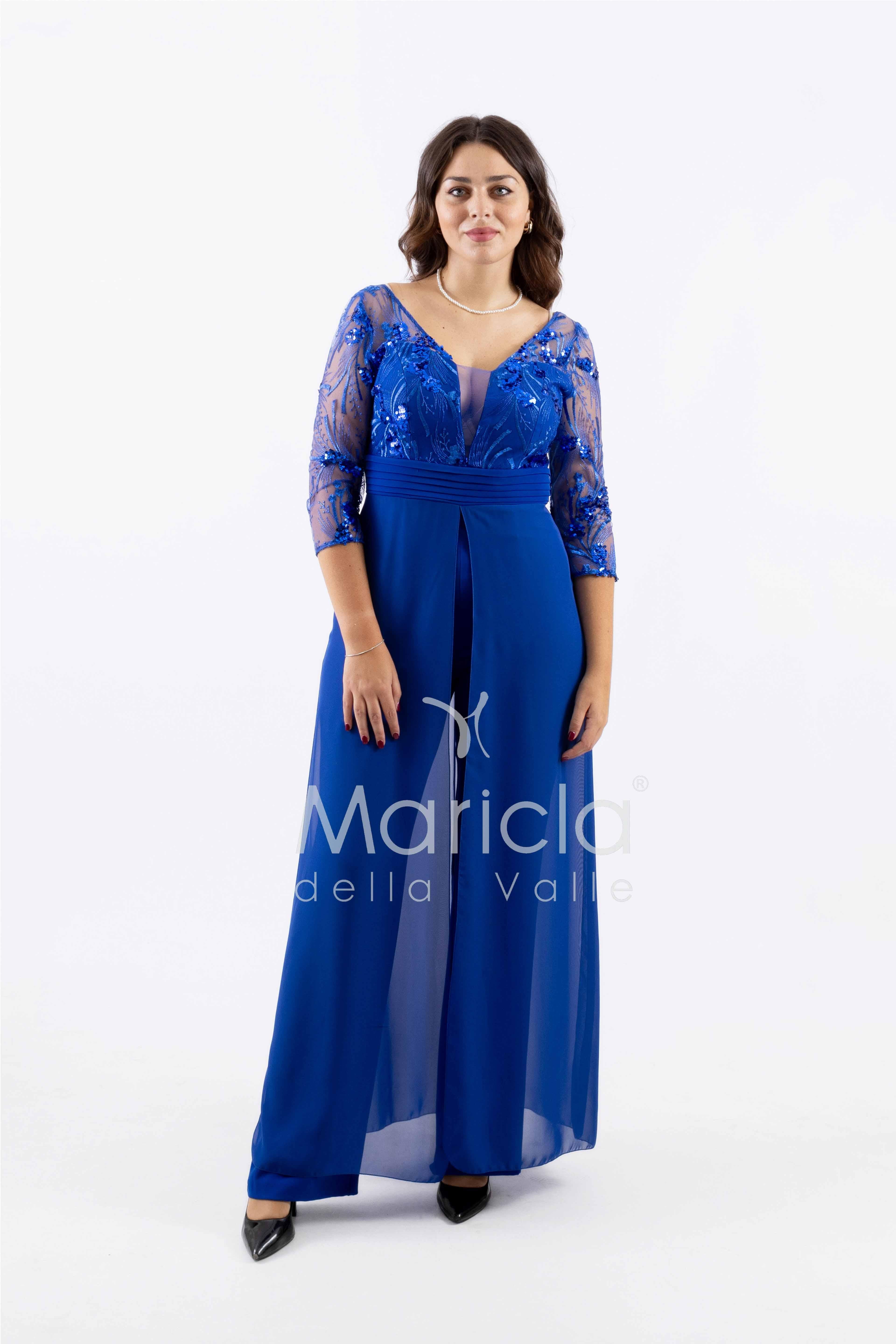 tuta manica 3/4 pizzo SH603 ROYAL SHARON 