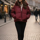 giaccone medio reversibile AZ6825G BORDO MARICLA 