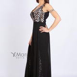 Tuta con paiette PF308 NERO PAOLA FORTI 