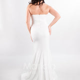 abito corpetto in strass SH511 BIANCO SHARON 