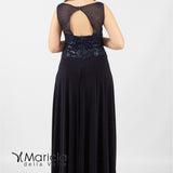 Abito con ricamo MARICLA81AB BLU MARICLA ELEGANCE 
