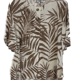 maglia casacca fantasia CF10593 TABACCO CARLA FERRONI 