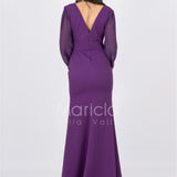 abito manica lunga con gioiello CAR58137 UVA MARICLA ELEGANCE 