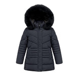 Giaccone piumino con pelliccia PLEAM NERO MARICLA 