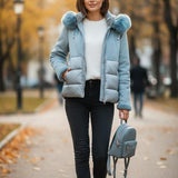 Cappotto Mid-Length "Elegance" con Dettagli Eco-Fur DUE POLVEREE MARICLA 