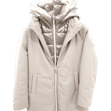 giaccone spalmato con trapunta LIN3407 PANNA LINDAS 