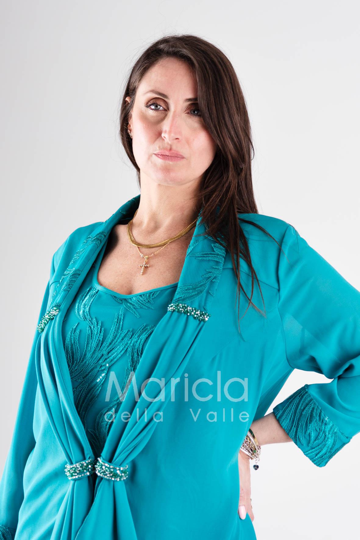 completo 3 pz ricamato PF2240 TIFFANY PAOLA FORTI 