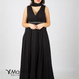 con fascia strass PF215 NERO PAOLA FORTI 