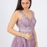 abito bambola toulle e strass FI6871 UVA MARICLA ELEGANCE 