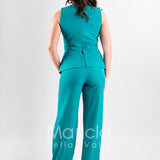 tuta baschina con strass SH606 SMERALDO SHARON 