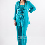 completo 3 pz ricamato PF2240 TIFFANY PAOLA FORTI 